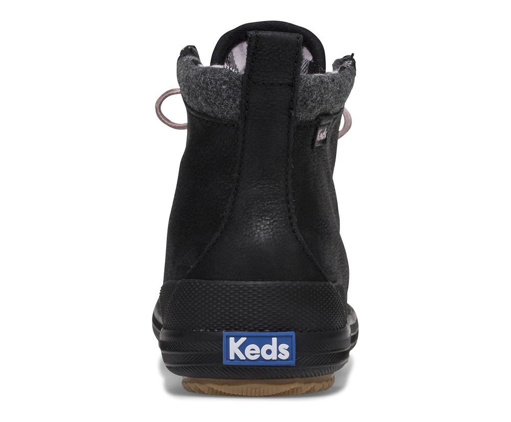 Μπότες Γυναικεια - Keds Scout Water-Resistant Δερματινα W/ Thinsulate™ - Μαυρα - XJFAQ2409